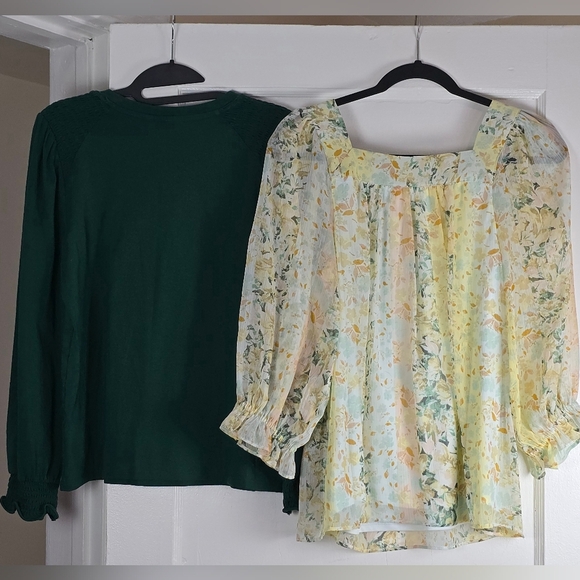 LC Lauren Conrad Set of Two Cottagecore Tops Small - Picture 9 of 16